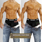 GEARZ Men's Travel Boxer Briefs – Hidden Pocket Anti-Theft Underwear